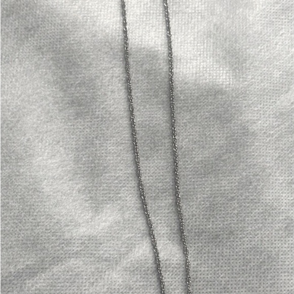 Dior Silver Logo Charm Necklace - Picture 4 of 4